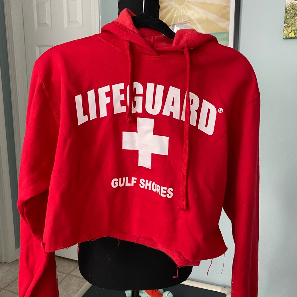 Red sweatshirt